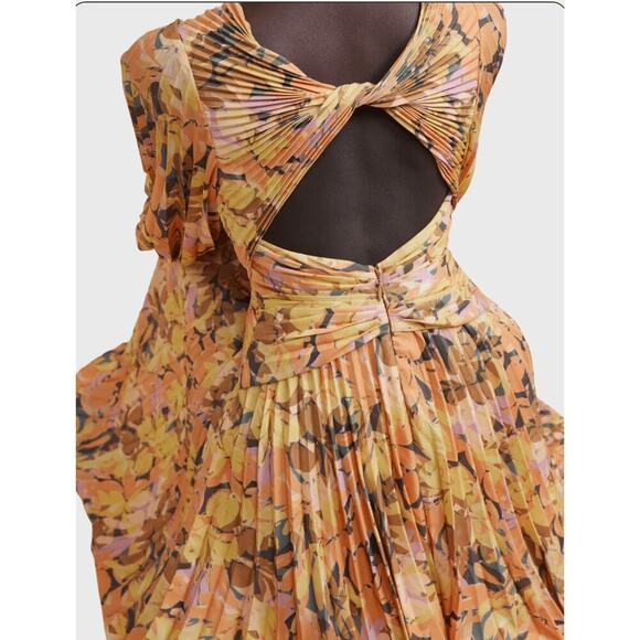 NWT Acler Palms Dress Kaleidoscope Floral - Picture 3 of 9